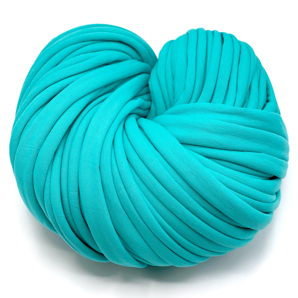 Super Thick T-Shirt Yarn 20–30 mm for Giant Crochet, Hand Knitting & Macrame – Chunky Cotton Tube Yarn – DIY Home Decor – Tiffany