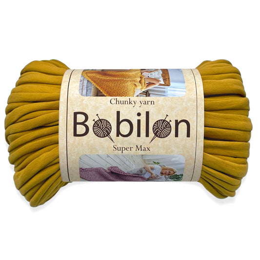 Super Thick T-Shirt Yarn 20–30 mm for Giant Crochet, Hand Knitting & Macrame – Chunky Cotton Tube Yarn – DIY Home Decor – Golden Lime