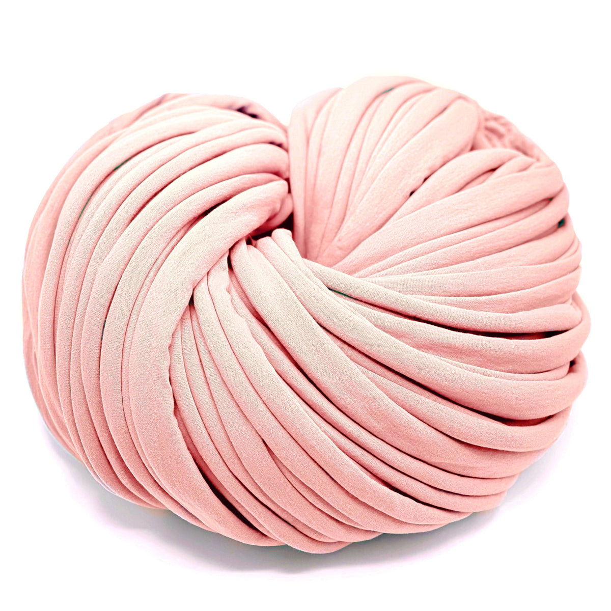 Super Thick T-Shirt Yarn 20–30 mm for Giant Crochet, Hand Knitting & Macrame – Chunky Cotton Tube Yarn – DIY Home Decor – Marshmallow
