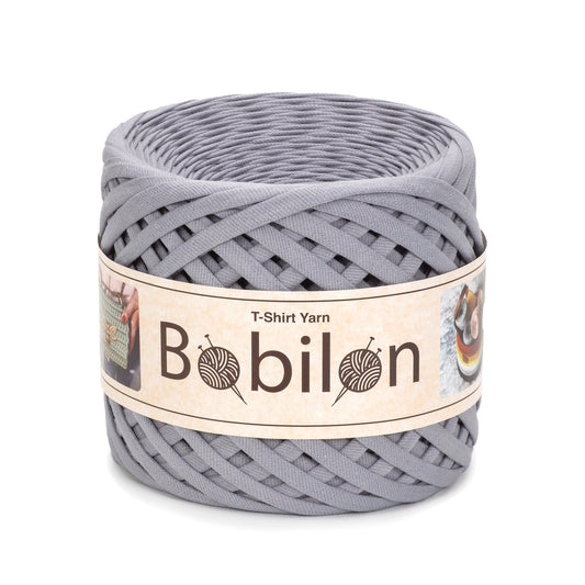 T-shirt yarn, Mini 5-7 mm, Space Gray