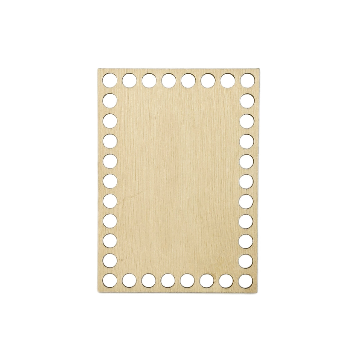 Rectangular wooden bottom for basket in different sizes