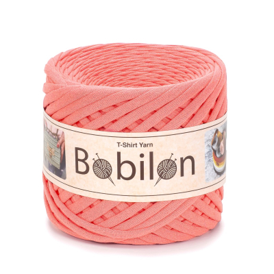 T-Shirt Yarn Ball, Apricot Crush 3-5 mm
