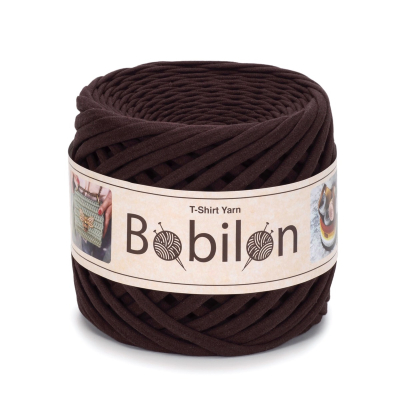 T-Shirt Yarn Ball, Hot Chocolate 9-11 mm
