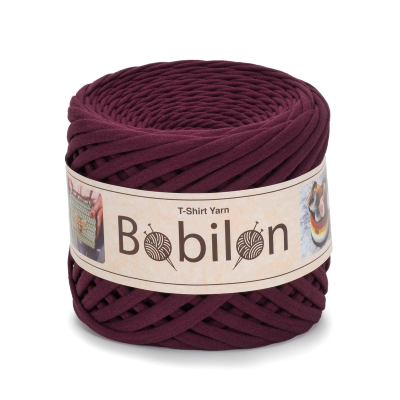 T-Shirt Yarn Ball, Marsala 3-5 mm