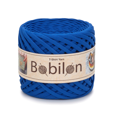T-Shirt Yarn Ball, Ultramarine 3-5 mm