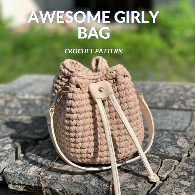 Amazon.com: Crochet Bag for Women Evil Eye Handmade Tote Bag with Bamboo  Handles : Handmade Products